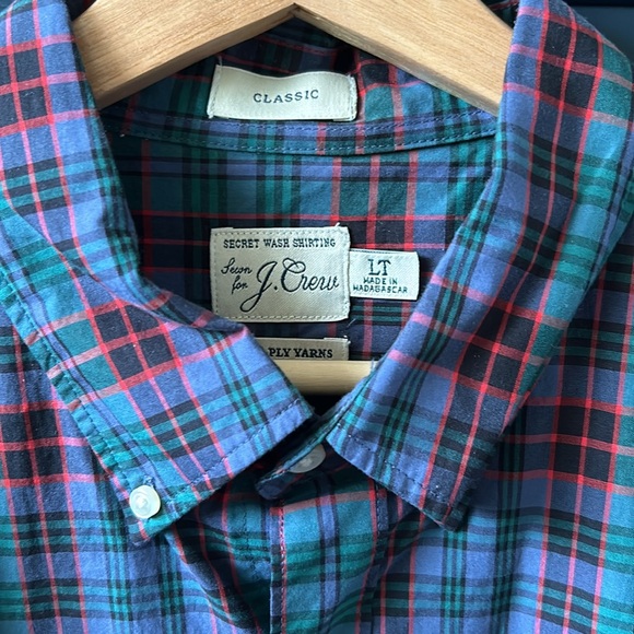 J Crew Classic Shirt Large Tall - Picture 2 of 3